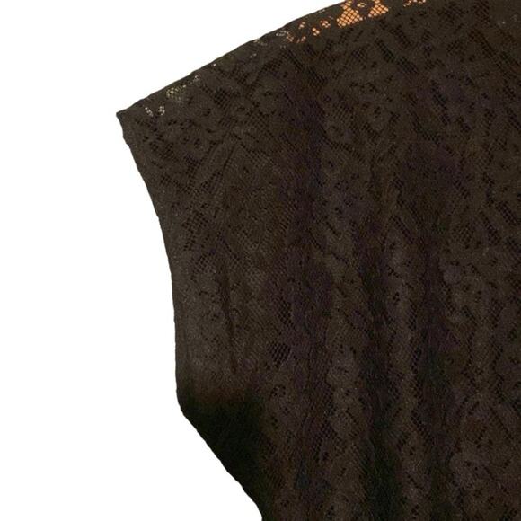 GUNNE SAX by JESSICA MCCLINTOCK Vintage Black Lace Dress Size Small - Picture 7 of 13